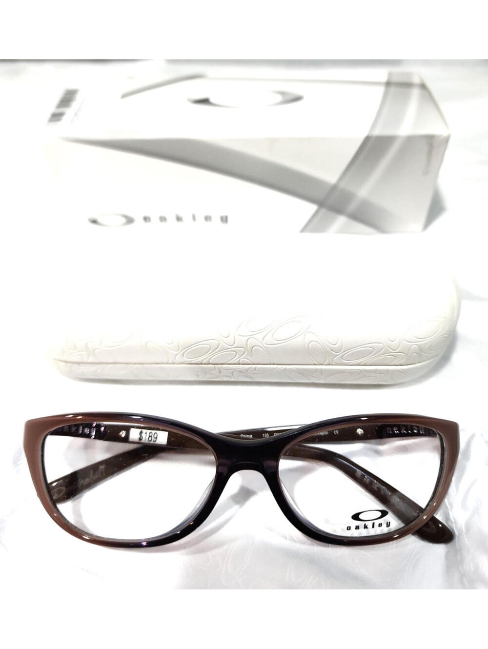Oakley OX1073-0252 Downshift Mauve Vapor Oval Eyeglasses 52-16 135 New Box Case